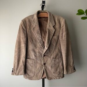 Vintage Tan Corduroy Blazer